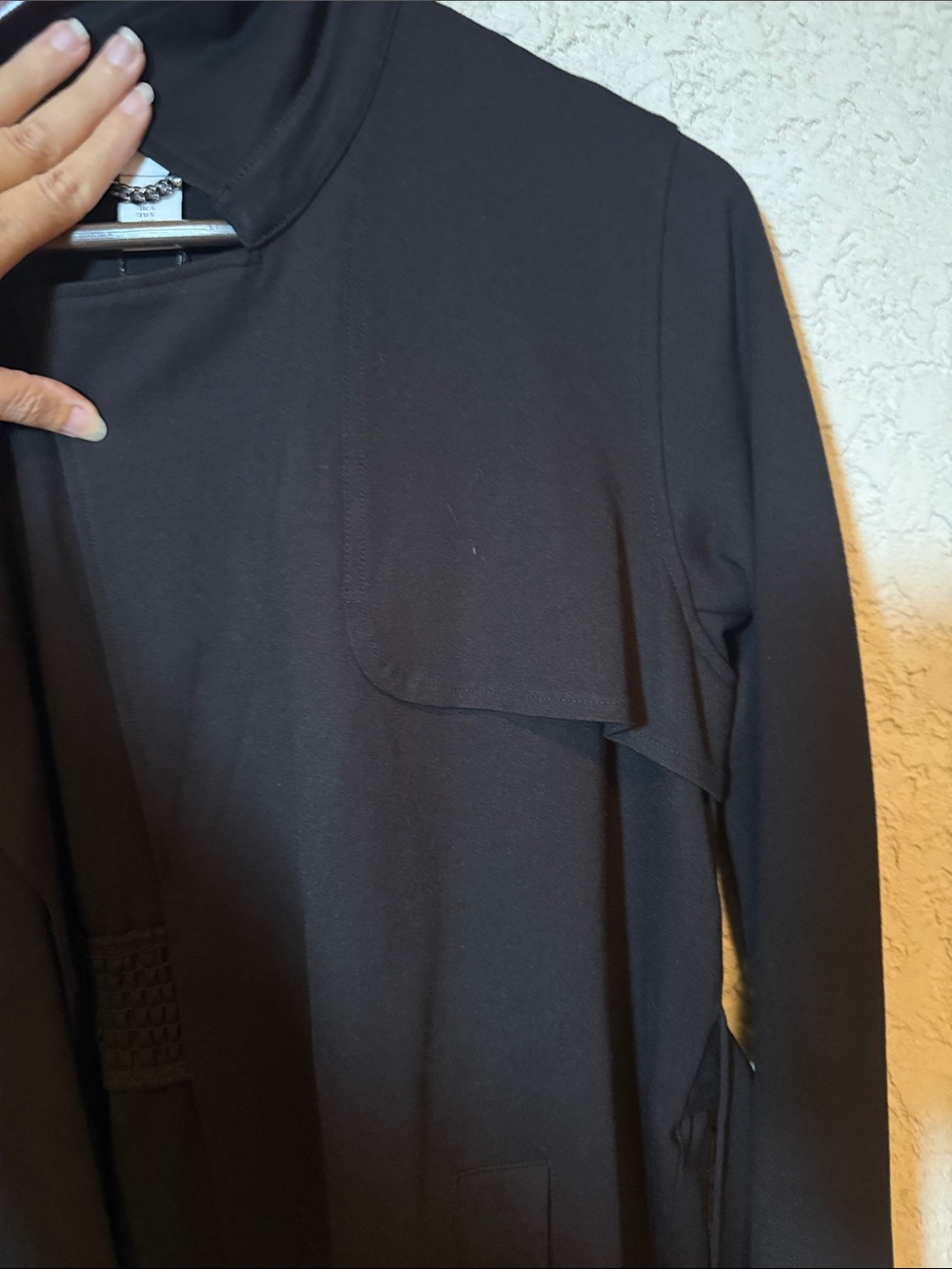 Jason Wu Black Draped Trench Jacket New With Tags - Picture 6 of 8